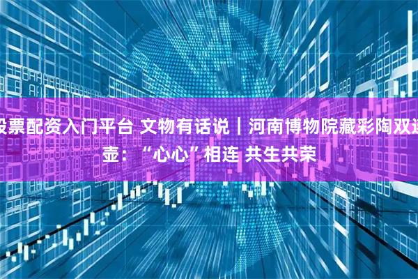 股票配资入门平台 文物有话说｜河南博物院藏彩陶双连壶：“心心”相连 共生共荣